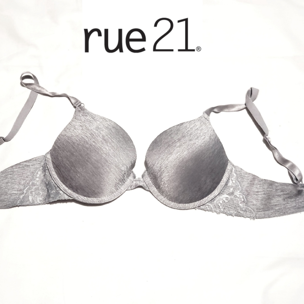 💥 Rue 21 Gray push up bra